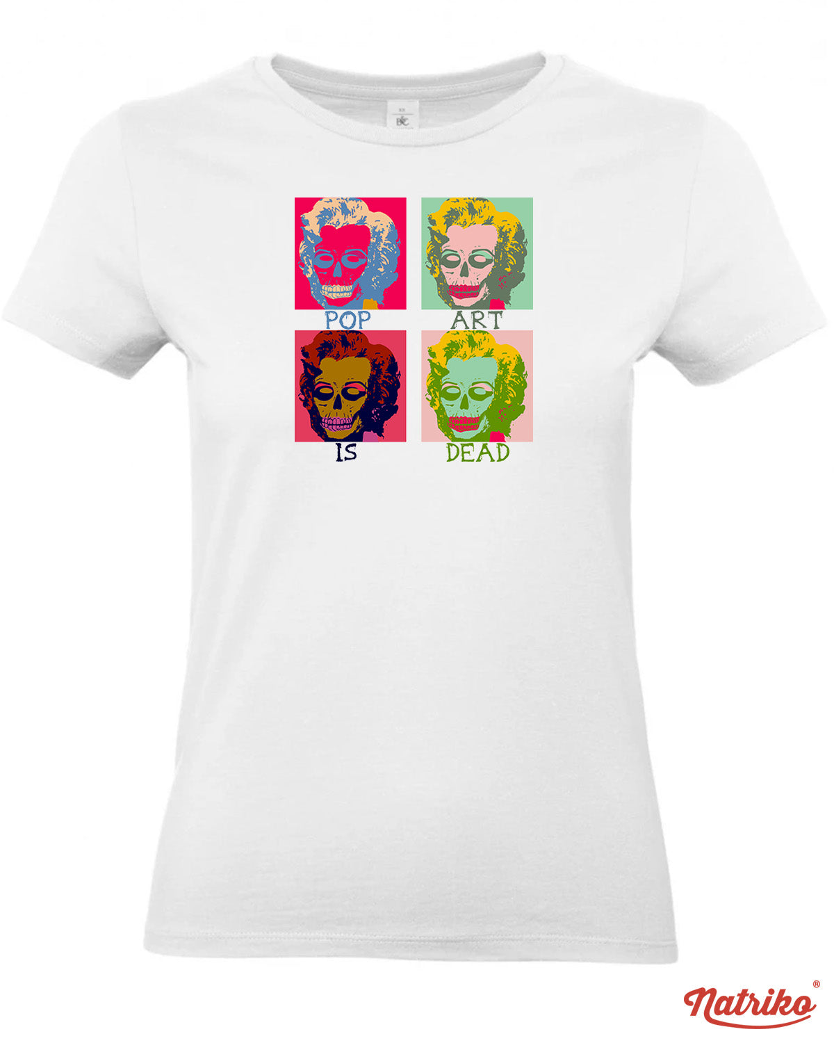 Dámské tričko s potiskem Pop art is dead