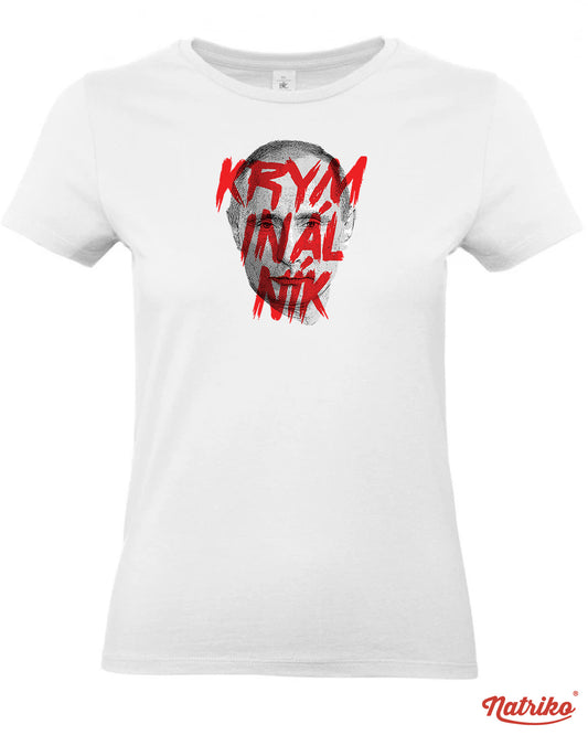 Dámské tričko s potiskem Putin kryminalnik