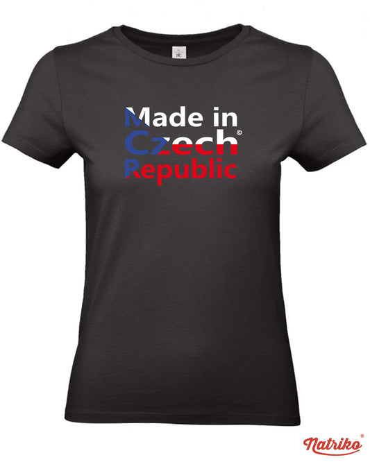 Dámské tričko s potiskem Made in Czech