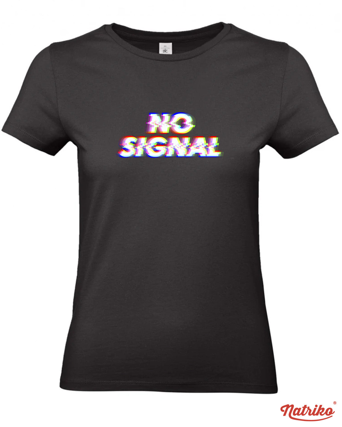 Dámské tričko s potiskem No signal