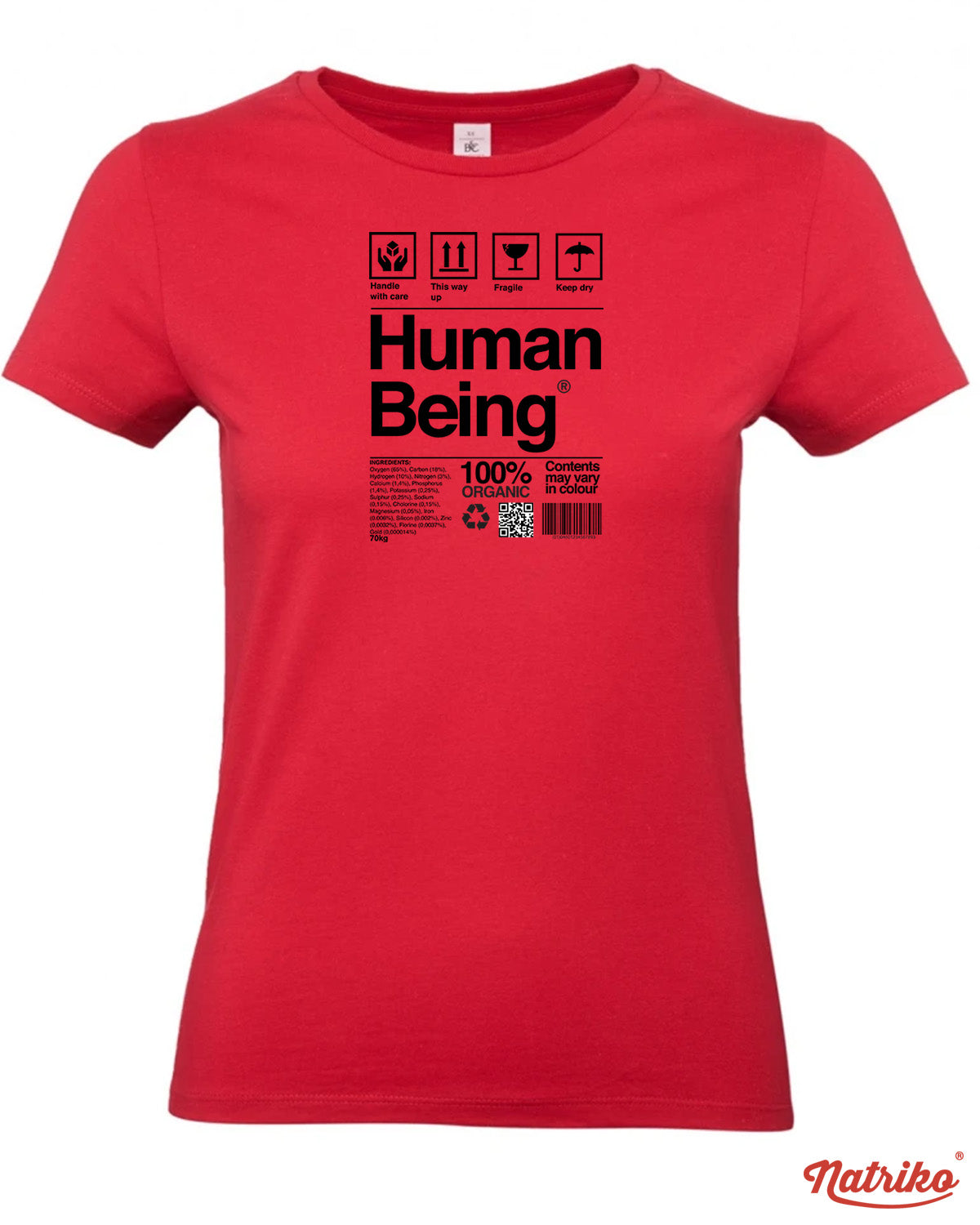 Dámské tričko s potiskem Human Being