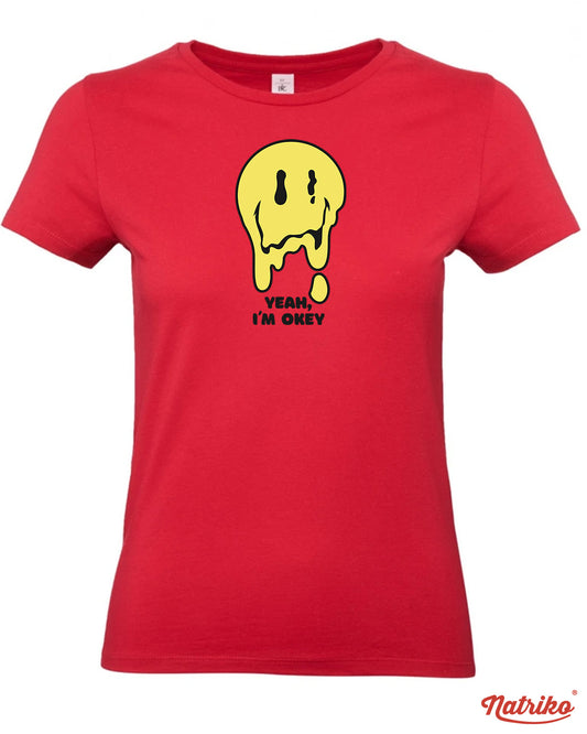 Dámské tričko s potiskem I am OK