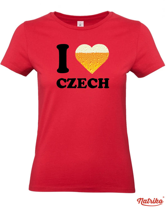 Dámské tričko I love Czech