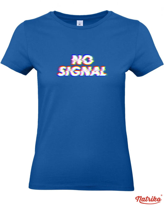 Dámské tričko s potiskem No signal