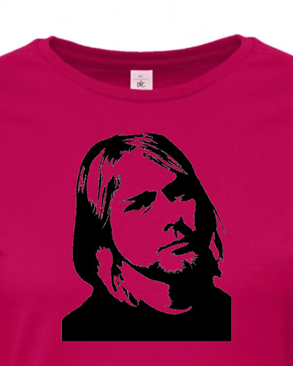 Dámské tričko s potiskem Kurt Cobain