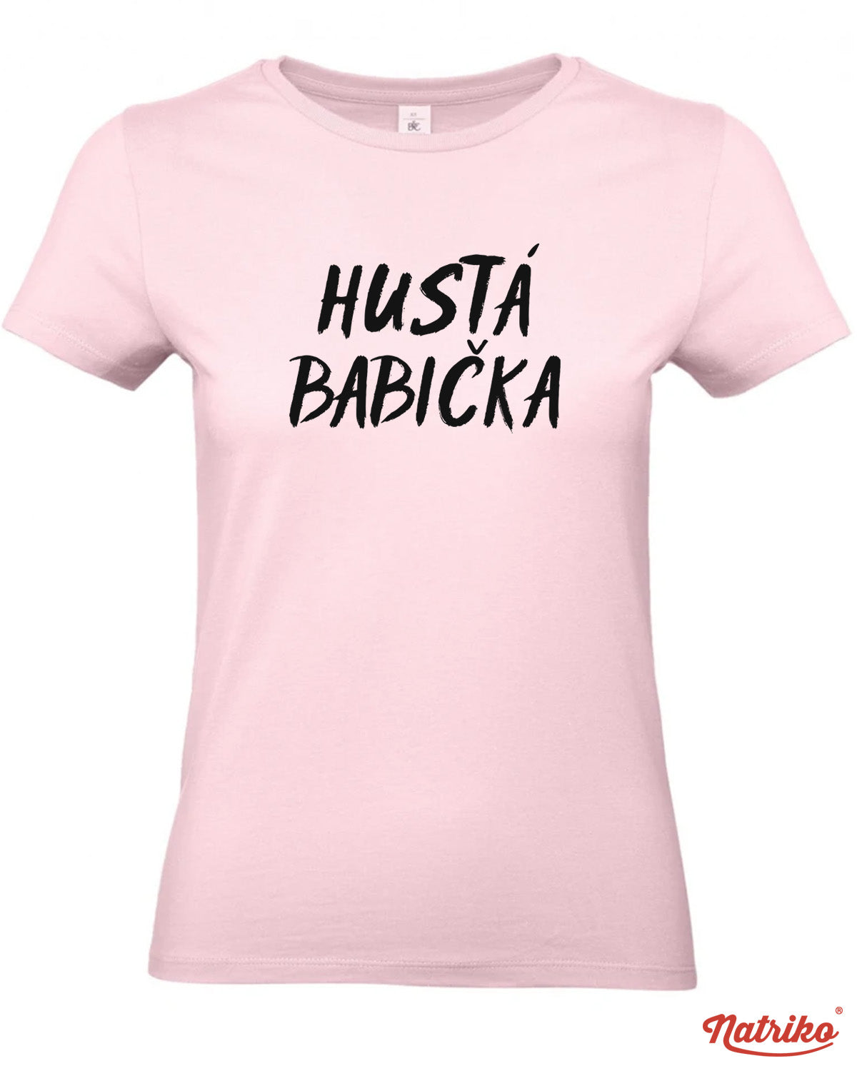Dámské tričko s potiskem Hustá babička