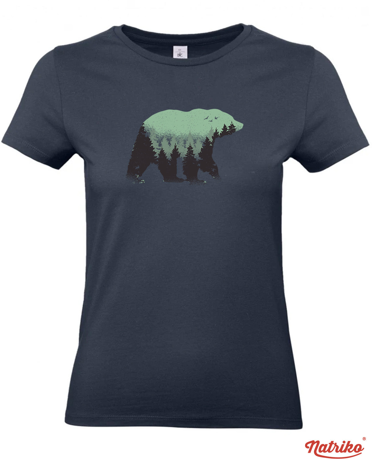 Dámské tričko s potiskem Wild bear