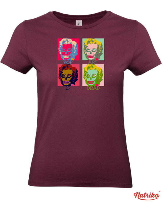 Dámské tričko s potiskem Pop art is dead