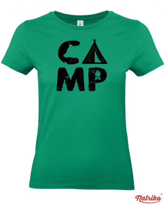 Dámské tričko s potiskem Camp