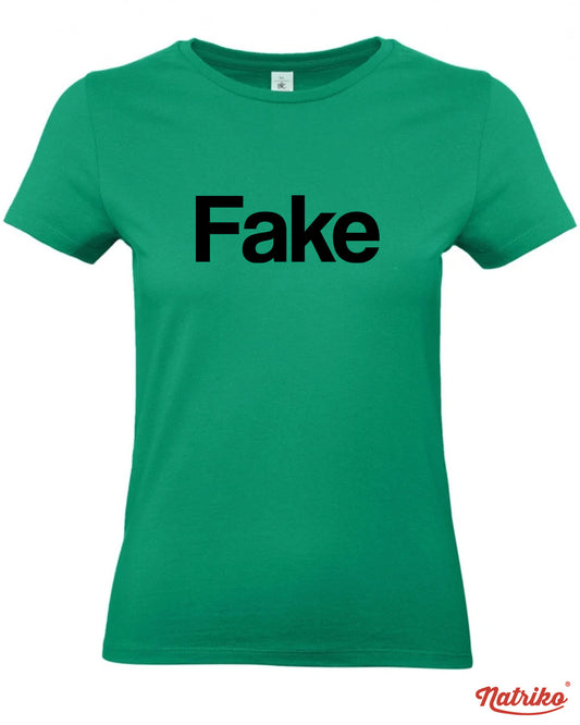 Dámské tričko s potiskem Fake
