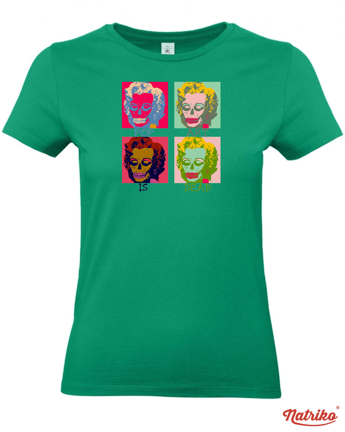 Dámské tričko s potiskem Pop art is dead