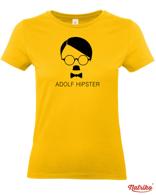 Dámské tričko s potiskem Adolf Hipster