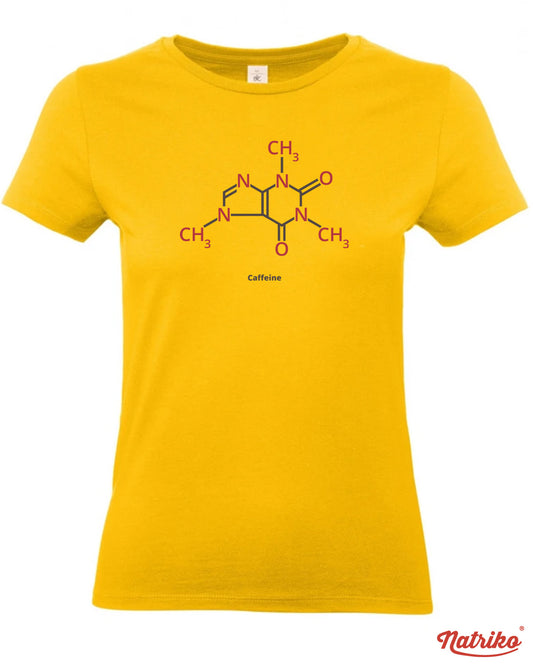 Dámské tričko s potiskem Caffeine