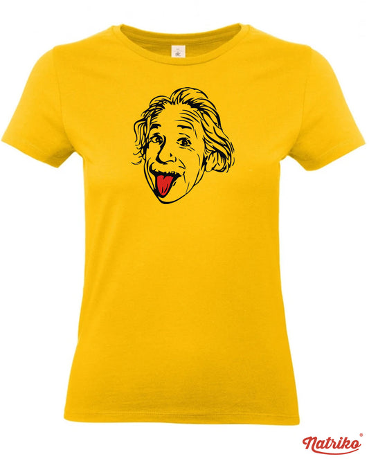 Dámské tričko s potiskem Einstein