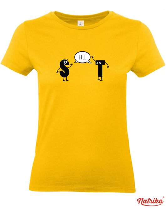 Dámské tričko s potiskem Shit