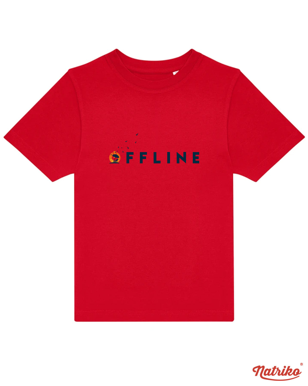Dětské tričko s potiskem Offline