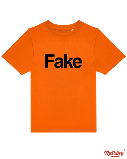 Dětské tričko s potiskem Fake