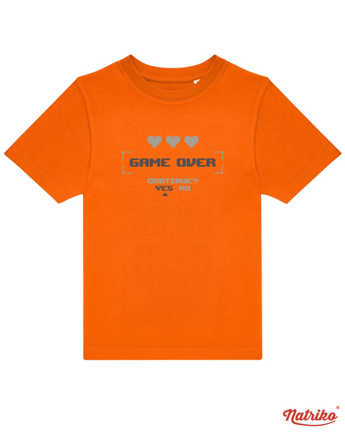 Dětské tričko s potiskem Game over Continue