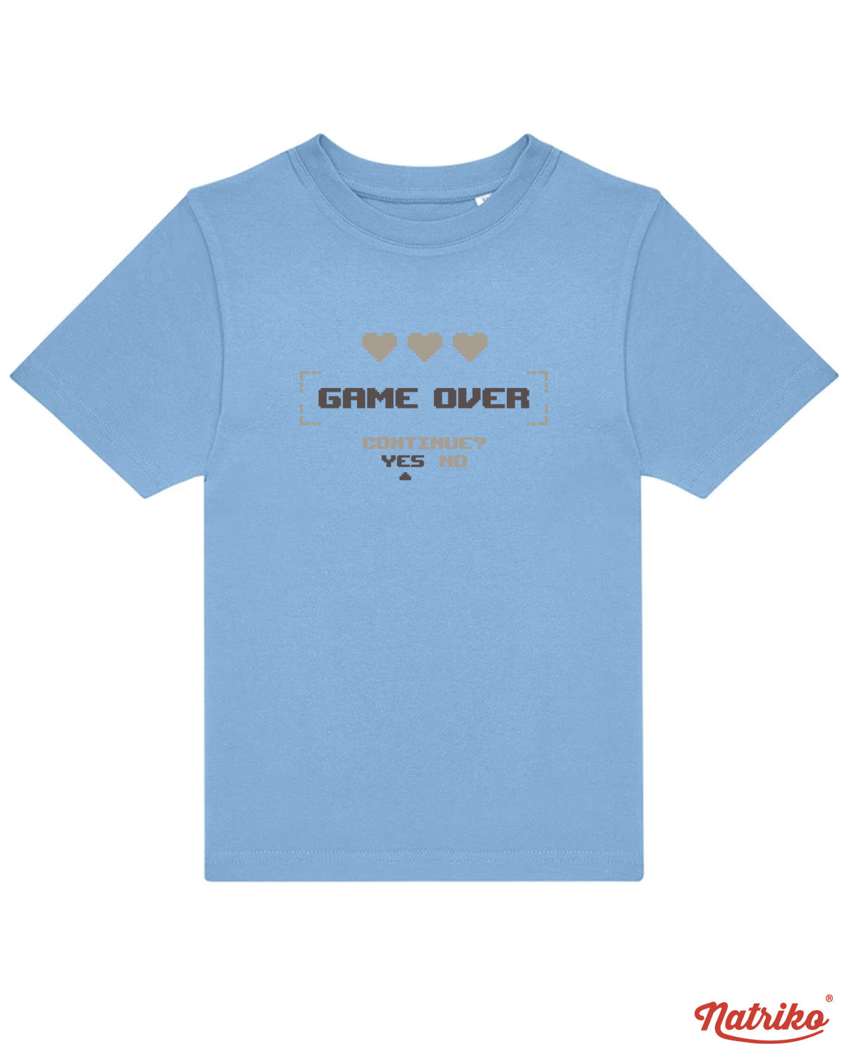 Dětské tričko s potiskem Game over Continue