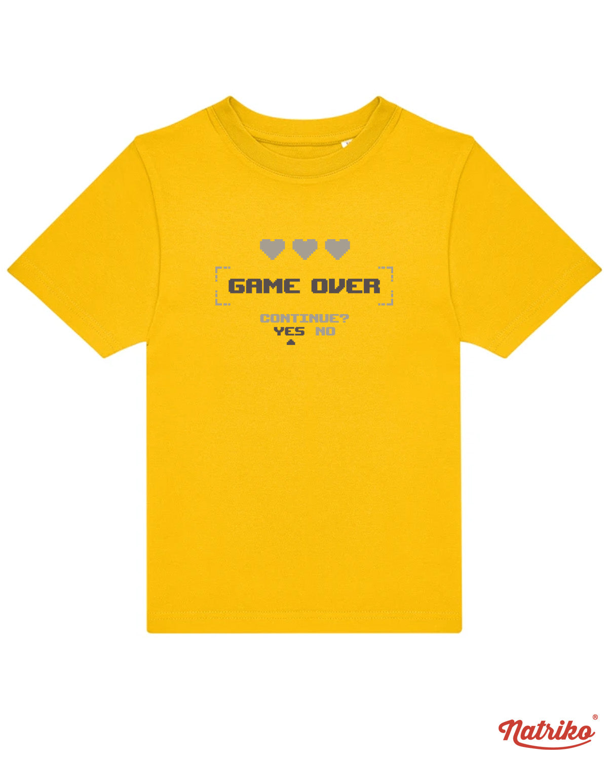 Dětské tričko s potiskem Game over Continue