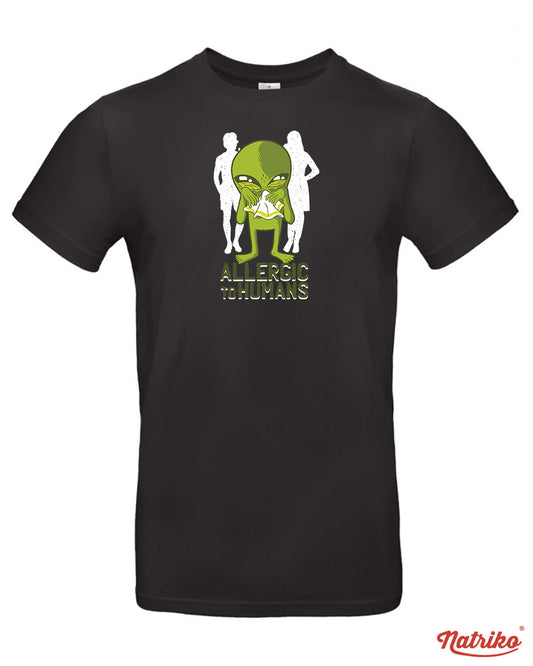 Pánské tričko s potiskem Allergic to humans