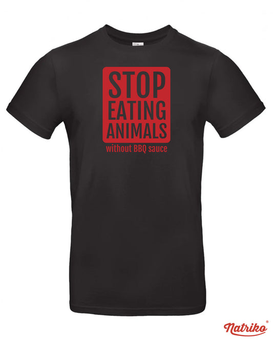 Pánské tričko s potiskem Stop eating animals