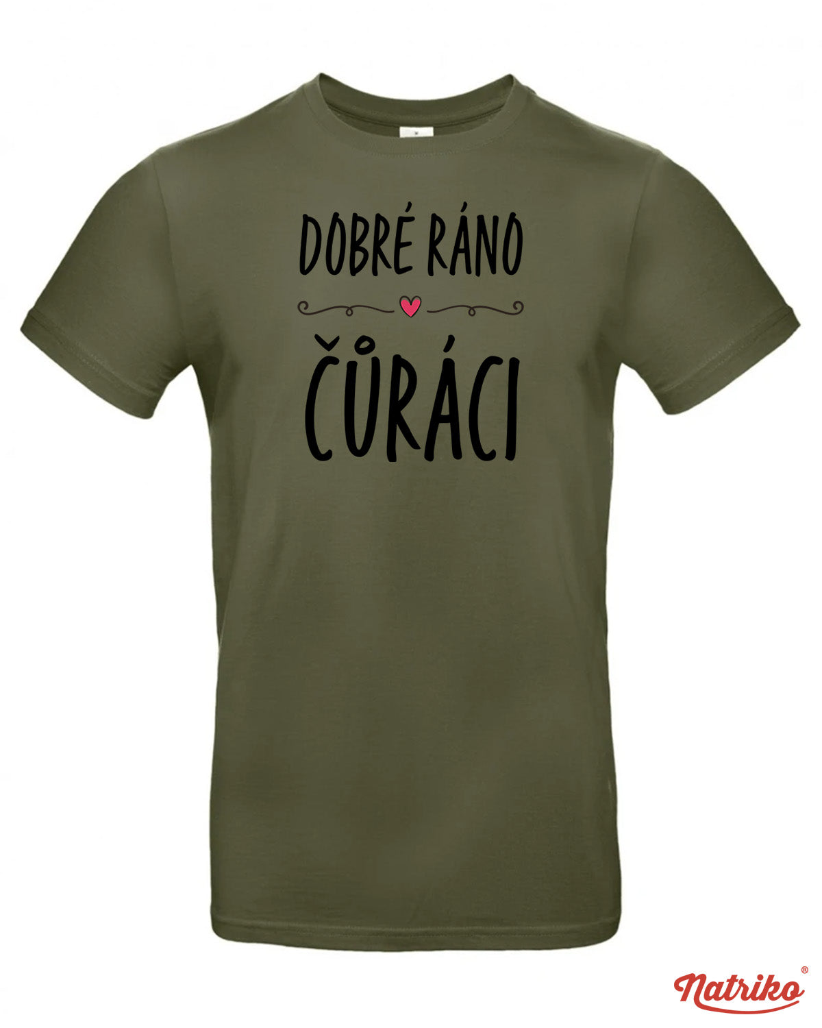Pánské tričko s potiskem Dobré ráno čůráci