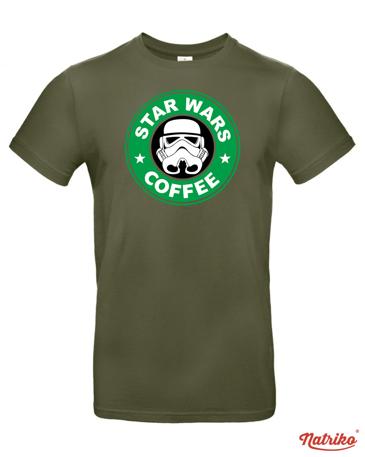 Pánské tričko s potiskem Star wars coffee