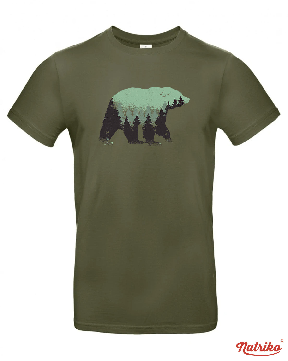 Pánské tričko s potiskem Wild bear