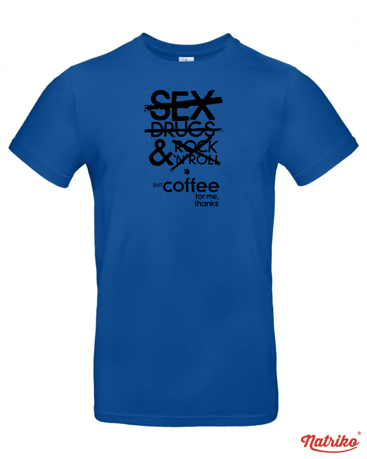 Pánské tričko s potiskem Just coffee