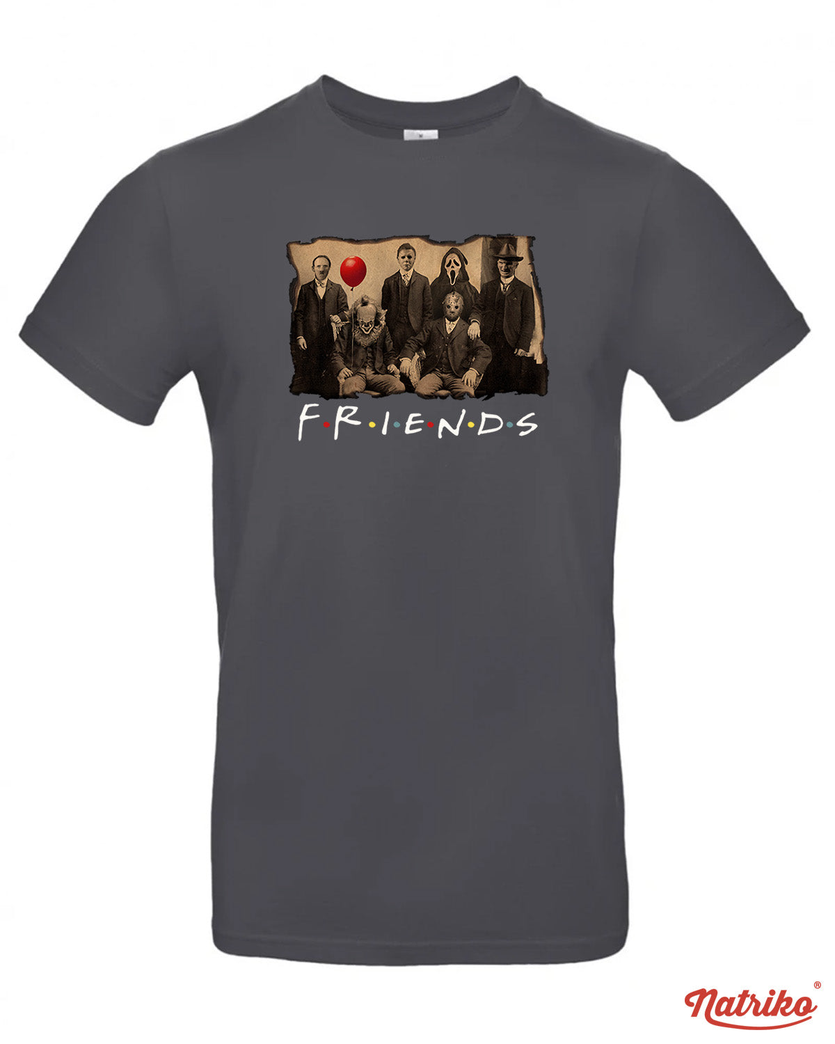 Pánské tričko s potiskem Movie Horror Friends