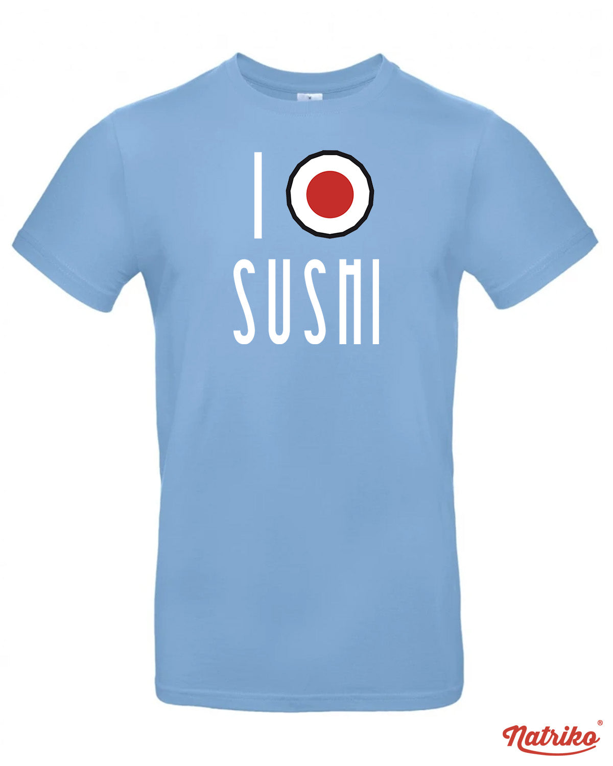 Pánské tričko s potiskem I love sushi