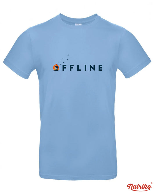 Pánské tričko s potiskem Offline