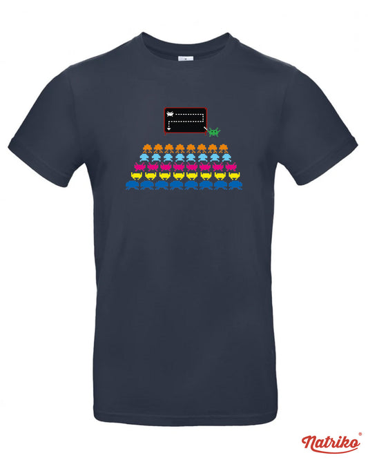 Pánské tričko s potiskem Space invaders