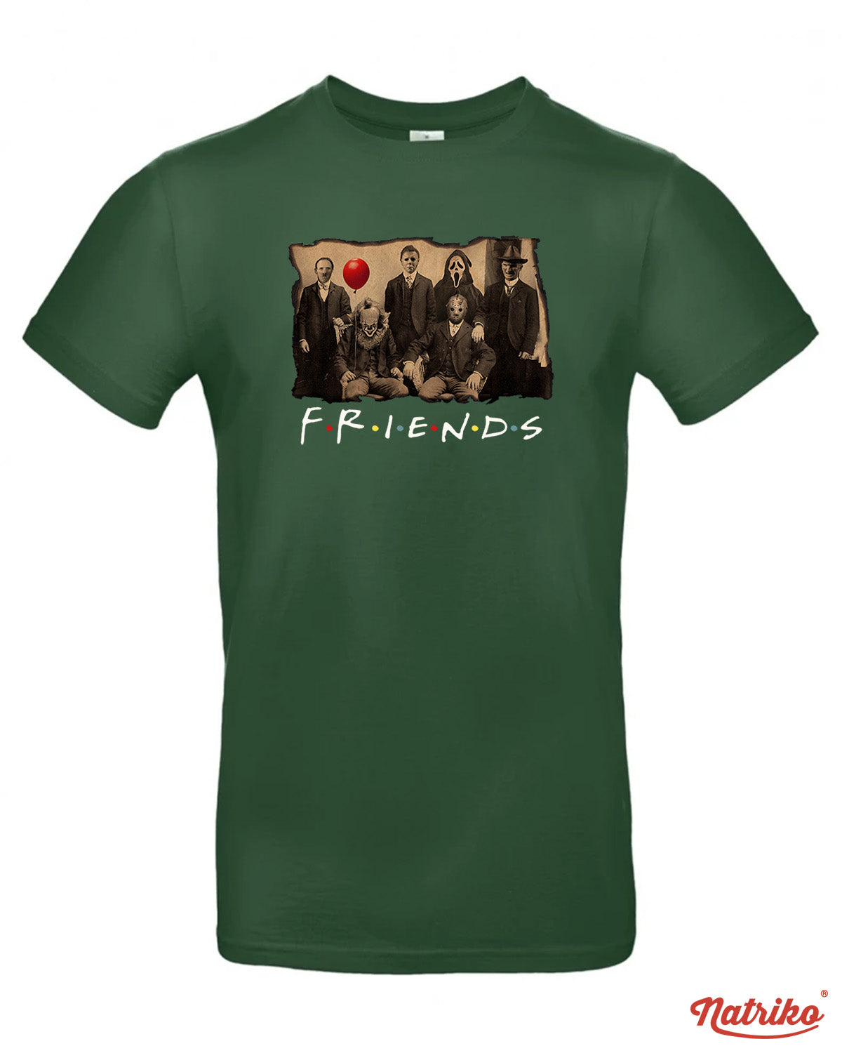Pánské tričko s potiskem Movie Horror Friends