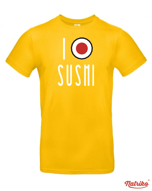 Pánské tričko s potiskem I love sushi