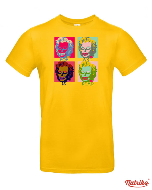 Pánské tričko s potiskem Pop art is dead
