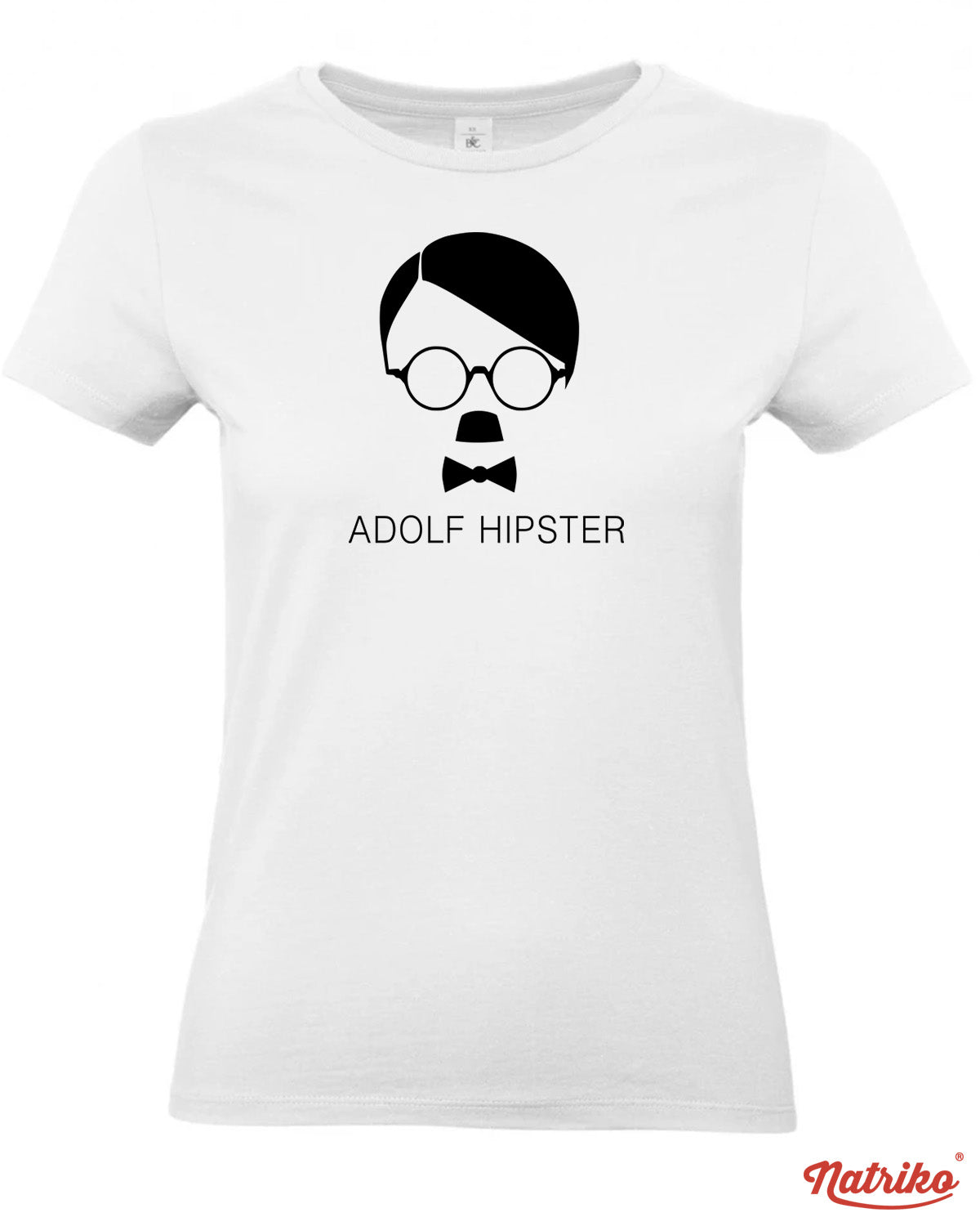Dámské tričko s potiskem Adolf Hipster