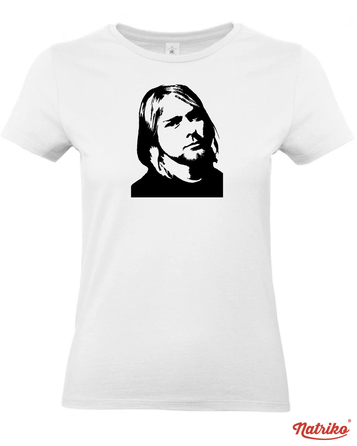 Dámské tričko s potiskem Kurt Cobain