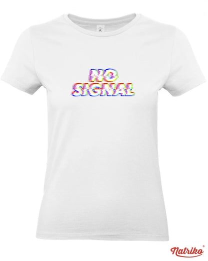 Dámské tričko s potiskem No signal