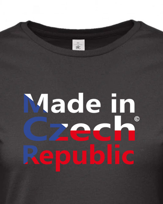 Dámské tričko s potiskem Made in Czech