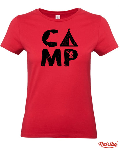 Dámské tričko s potiskem Camp