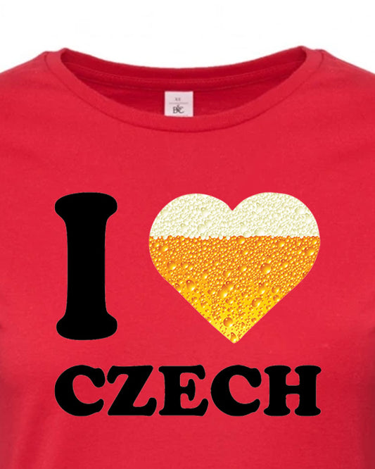 Dámské tričko I love Czech