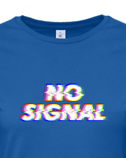 Dámské tričko s potiskem No signal