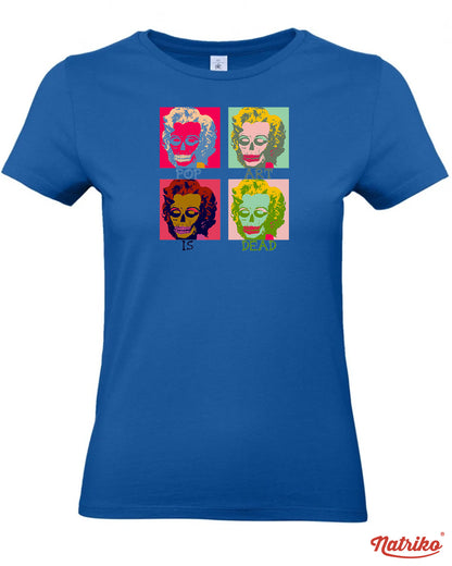 Dámské tričko s potiskem Pop art is dead