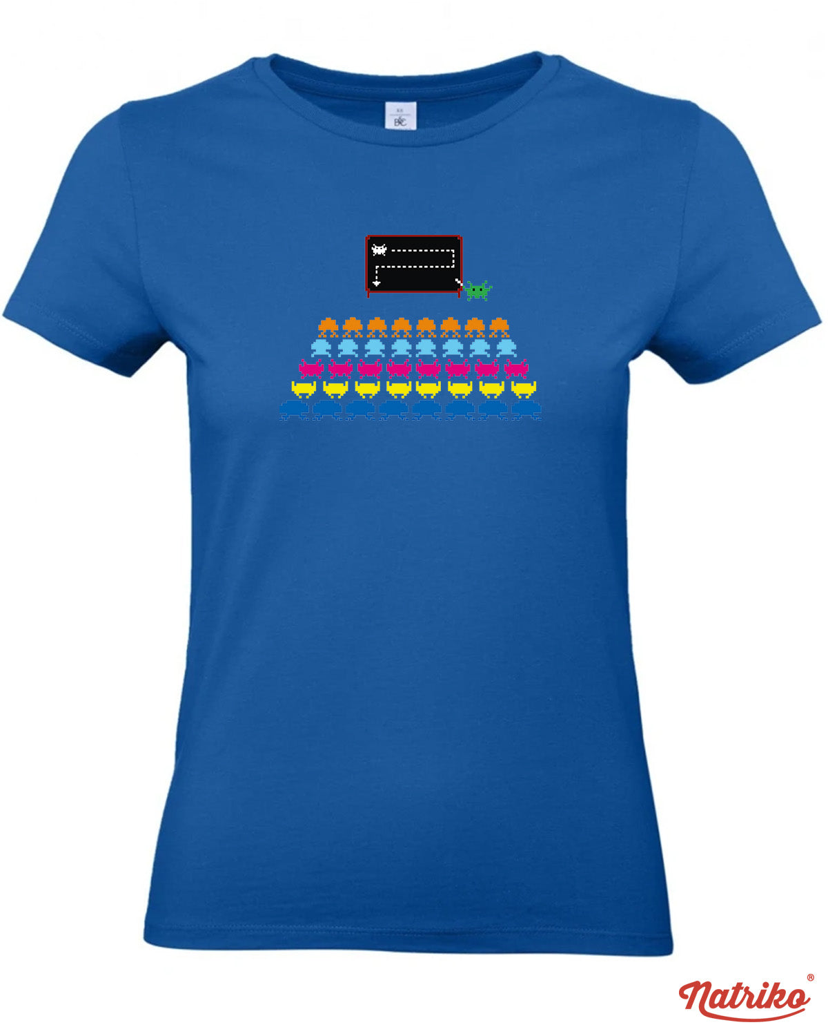 Dámské tričko s potiskem Space invaders