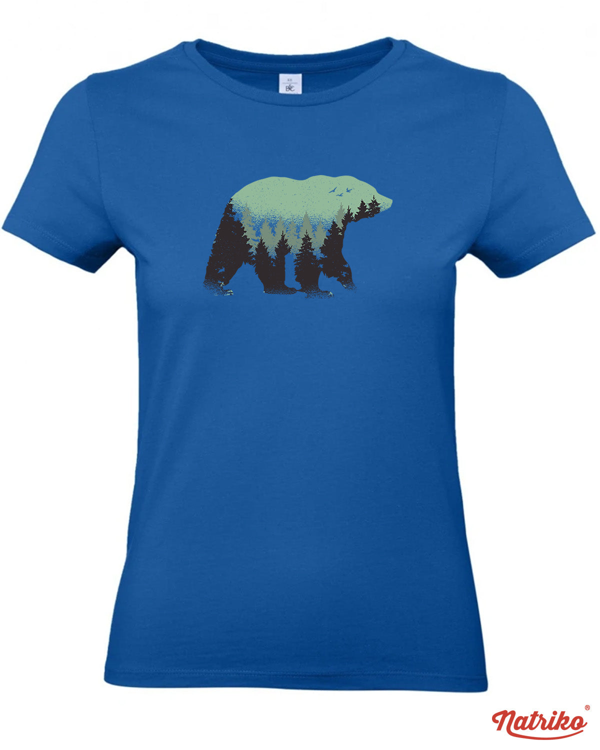 Dámské tričko s potiskem Wild bear