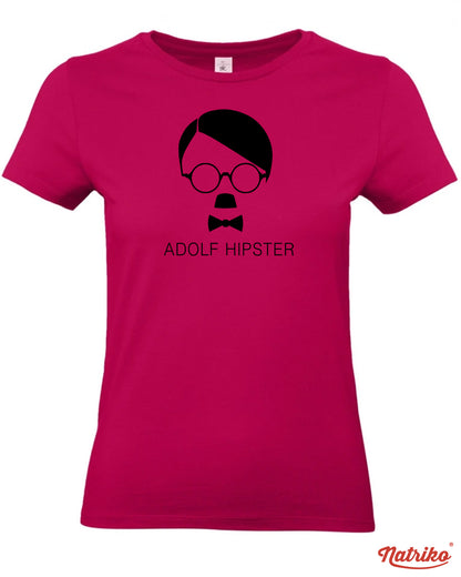 Dámské tričko s potiskem Adolf Hipster