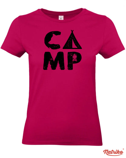 Dámské tričko s potiskem Camp