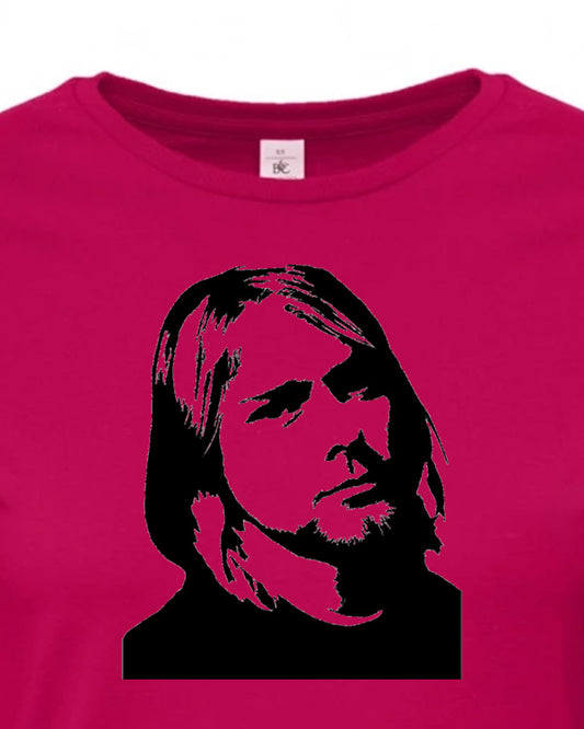 Dámské tričko s potiskem Kurt Cobain